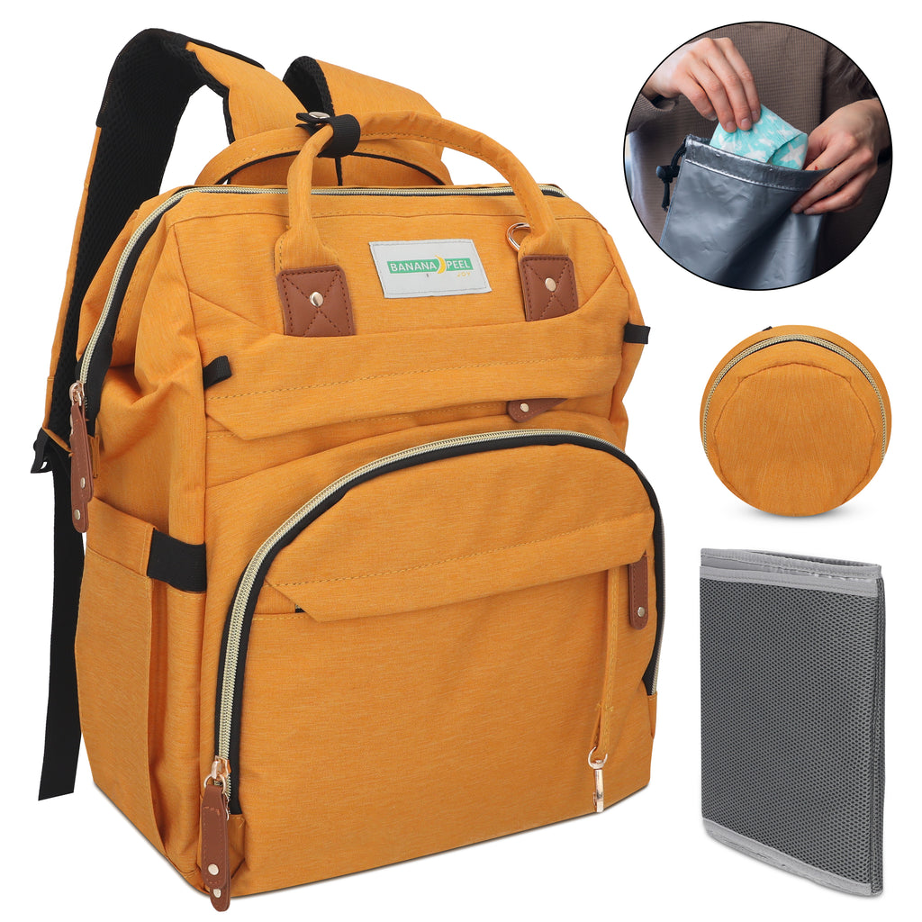 Yellow Diaper Back Pack -